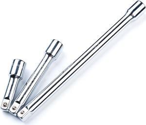 MAXPOWER 3-Piece 1/2" inch Extension Bars  Industrial Grade Extension for Socket Wrench Set, Perfect For Narrow Deep Areas