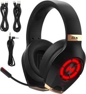 HECATE by Edifier GX Hi-Res Gaming Headset for PS4/ PS5/ PC/Switch/Xbox Gamepad - USB/Type-C/3.5mm Wired Gaming Headphones with Microphone RGB Lighting (Black)