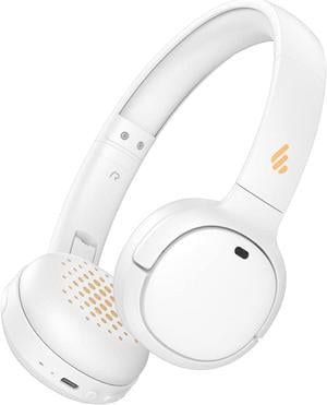 Edifier WH500 Wireless On-Ear Headphones  Bluetooth V5.2 Lightweight and Foldable Headphones with 40-Hours Music Playtime  Personalize EQ -Fast Charging- White