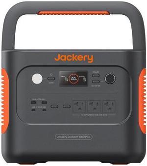 Jackery Explorer 1000 Plus Portable Power Station,1264Wh Solar Generator (Solar Panel Not Included) with 2000W Output, Expandable to 5kWh for Camping, Road Trips and Home Backup