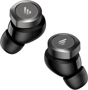 Edifier W240TN Active Noise Cancellation Earbuds with Bluetooth V5.3 - True Wireless Earbuds with Dual Dynamic Drivers - Fast Charging - Custom EQ - Ambient Mode and App - Black