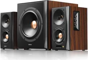 Edifier S360DB Bookshelf Speaker and Subwoofer 2.1 Speaker System Bluetooth v5.1 (Certified Refurbished)