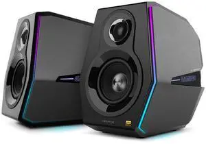 HECATE by Edifier G5000 Bluetooth Computer Gaming Speakers, Hi-Res Audio Wireless Desktop Speakers, 88W RMS Powered, Bluetooth 3.5mm AUX USB Optical Coaxial Inputs, for PC/PS4/PS5/Laptop/TV, RGB Light