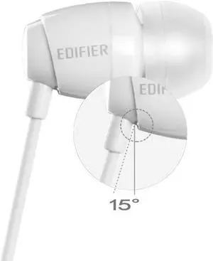 Edifier P210 In-Ear Headphones with Mic For Mobile Headset - White