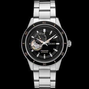 Seiko SSA425 Presage 41mm Black Dial Stainless Steel Automatic Mens Watch