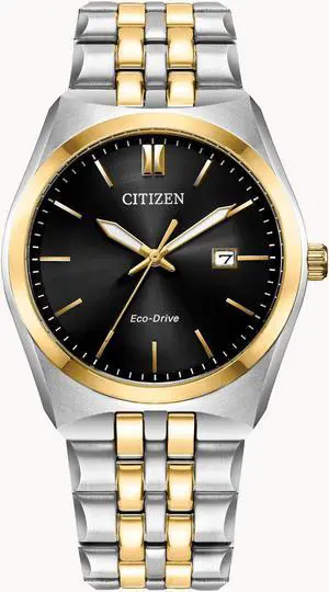Citizen Eco-Drive BM7334-58E Corso Two Tone Steel 40mm Black Dial Men's Watch
