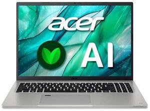 Acer Aspire Vero 16" WQXGA Eco-Friendly Laptop| Intel Core Ultra 7 155U| Integrated Intel Graphics | Copilot |Backlit | Gray | 16GB RAM DDR5 | 512GB SSD |Windows 11 Pro |