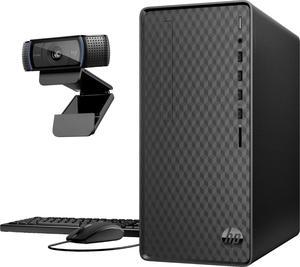 New HP Desktop | AMD 3rd Generation Ryzen 7-4700G | AMD Radeon Graphics| 16GB RAM | 512GB SSD +2TB HDD| Windows 10 Home| Keyboard and Mouse | With Woov HD Webcam Bundle