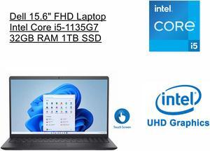 Dell Inspiron 15.6" FHD Touchscreen Anti-Glare LED Laptop | Intel Core i5-1135G7 Processor | 32GB RAM | 1TB SSD | Intel UHD Graphics | Windows 11 Home