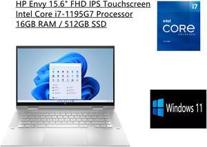 HP Envy X360 2-in-1 15.6" FHD IPS Touch-Screen Laptop | 11th Generation Intel Core i7-1195G7 Processor | 16GB RAM | 512GB SSD | Backlit Keyboard | Fingerprint | Windows 11 Home