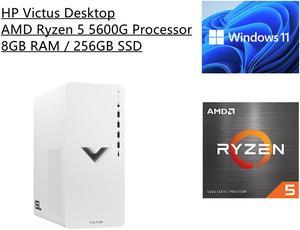 New HP Victus Desktop | AMD Ryzen 5 5600G Processor | NVIDIA GeForce GTX 1660 SUPER | 8GB RAM | 256GB SSD | Windows 11 Home