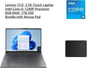 Lenovo Yoga 7i 2-in-1 15.6" 2.5K Touch Premium Laptop | Intel Core i5-1240P Processor | 8GB RAM | 1TB SSD | Backlit Keyboard | Fingerprint | Windows 11 | Bundle with Mouse Pad