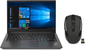 Lenovo ThinkPad E 14" FHD Laptop | AMD Ryzen 7 5700U Processor | 24GB RAM | 1024GB SSD | Backlit Keyboard | Fingerprint Reader | AMD Radeon Graphics| Windows 10 Pro | Bundle with Wireless Mouse