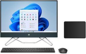 New HP 23.8" FHD All-in-One Touchscreen Desktop | Intel Core i5-1235U Processor | 32GB RAM | 1024GB SSD | Intel Iris Xe Graphics | Green | Windows 11 Home | with Mouse Pad Bundle