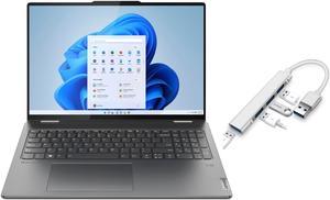 New Lenovo Yoga 7i 16" WUXGA 2 in 1 Touch Screen Laptop | Intel Core i7-1335U Processor | Intel Iris Xe | 16GB DDR5 RAM | 1TB SSD | Backlit Keyboard | Fingerprint | Windows 11 | Bundle with USB3.0 HUB