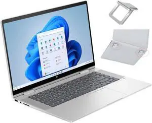 HP ENVY 2-in-1 15.6" Touch-Screen Laptop | Intel Core i7-1355U Processor | Intel Iris Xe Graphics | 16GB DDR5 RAM | 512GB SSD | Backlit Keyboard | Windows 11 Home | Bundle with  Laptop Stand