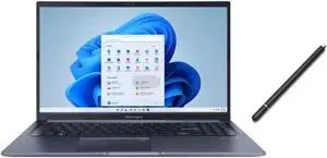 ASUS Vivobook 15.6 Touch Laptop | Intel Core i7-1255U Processor | Intel Iris Xe Graphics | Backlit | 16GB RAM | 512GB SSD | Windows 11 Home | Bundle with Stylus Pen