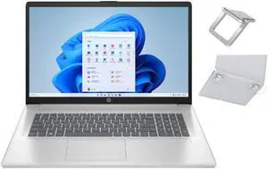 HP 17.3" FHD Laptop | Intel Core i3-N305 Processor | Intel UHD Graphics | Fingerprint reader |  8GB RAM  | 512GB SSD  | Windows 11 Home | Bundle with  Laptop Stand