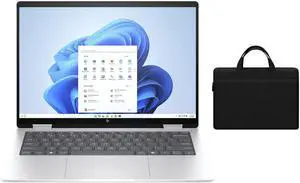 HP Envy 2in1 14" WUXGA Touch Screen Laptop | AMD Ryzen 5 8640HS(Beat i7-11800H) | AMD Radeon graphics |Backlit | Camera Shutter| 16GB RAM DDR5 | 512GB SSD | Windows 11 Home | Bundle with Black Bag