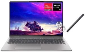 Lenovo Yoga 7 2-in-1 16" WUXGA Touchscreen Laptop | AMD Ryzen 5 8640HS(Beat i5-1355U)|AMD Radeon Graphics| Backlit |Fingerprint | 8GB RAM DDR5 | 1024GB SSD | Windows 11 Home | Bundle with Stylus Pen