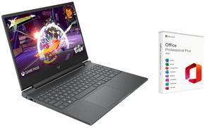 HP Victus 15.6" 144Hz Full HD Gaming Laptop |Intel Core i5-13420H | NVIDIA GeForce RTX 3050 | Copilot |Backlit| Silver | 32GB RAM | 2TB SSD |Windows 11 Pro |Bundle with Microsoft Office 2021