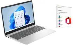 HP 15.6" Touch-Screen Laptop |Intel Core i3-1315U Processor| Intel UHD Graphics |Webcam |Copilot|Silver| 16GB RAM | 1024GB SSD |Windows 11 Pro |Bundle with Microsoft Office 2021