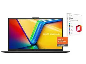 ASUS Vivobook Go 15.6 FHD Slim Laptop |AMD Ryzen 3 7320U(Beat i3-1315U)| AMD Radeon Graphics |Webcam |WIFI|Black| 8GB RAM DDR5 | 2TB SSD |Windows 11 Pro |Bundle with Microsoft Office 2021
