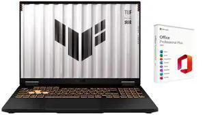 ASUS TUF 16" FHD+ 165Hz Gaming Laptop | Intel Core i7-14650HX |NVIDIA GeForce RTX 5060| Backlit |Backlit| 32GB RAM DDR5 | 1024GB SSD |Jaeger Gray |Windows 11 Pro |Bundle with Microsoft Office 2021