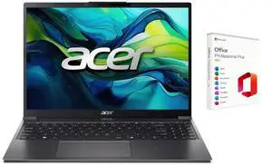 Acer Aspire Go 15.3" WUXGA 1920 x 1200 IPS Laptop| Intel Core i5-1334U| Intel UHD Graphics| Copilot | Webcam| Grey | 32GB RAM DDR5 | 2TB SSD |Windows 11 Pro |Bundle with Microsoft Office 2021