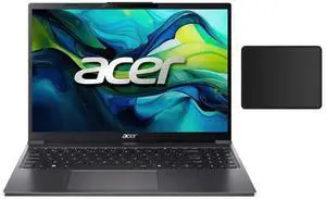 Acer Aspire Go 15.3" WUXGA 1920 x 1200 IPS Laptop| Intel Core i5-1334U| Intel UHD Graphics| Copilot | Webcam| Grey | 16GB RAM DDR5 | 1024GB SSD |Windows 11 Home |Bundle with Mouse Pad