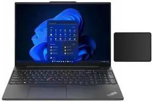 Lenovo ThinkPad 16"1920 x 1200 (WUXGA) Laptop |Intel Core i5-1335U |Intel Iris Xe Graphics|Copilot|Backlit|Fingerprint| 8GB RAM | 256GB SSD |Windows 11 Pro |Bundle with Mouse Pad