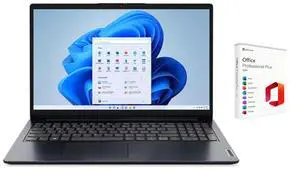 Lenovo Ideapad 1i 15.6" Full HD Touchscreen Laptop |Intel Core i5-1334U|Intel Iris Xe Graphics|WIFI|Blue|Copilot| 16GB RAM | 1024GB SSD |Windows 11 Pro |Bundle with Microsoft Office 2021