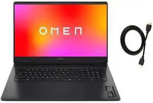 HP OMEN 17.3"1920 x 1080 144Hz Gaming Laptop | AMD Ryzen AI 9 365( Beat C7-155H)| GeForce RTX 5060 8 GB | Black | 32GB RAM DDR5 | 1024GB SSD | Windows 11 Home | Bundle with HDMI Cable
