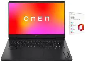 HP OMEN 17.3"1920 x 1080 144Hz Gaming Laptop | AMD Ryzen AI 9 365( Beat C7-155H)| GeForce RTX 5060 8 GB | Black | 32GB RAM DDR5 | 1024GB SSD | Windows 11 Pro | Bundle with Office 2021