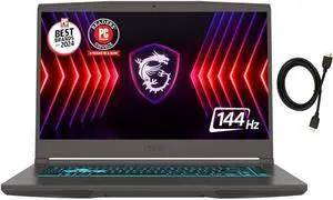 MSI Thin 15.6 144Hz FHD Gaming Laptop|Intel Core i7-13620H Processor|NVIDIA Geforce RTX 4050|Backlit|Black| 32GB RAM | 2TB SSD |Windows 11 Home |Bundle with HDMI Cable MSI Thin 15.6 144Hz FHD Gaming Laptop|Intel Core i7-13620H Processor|NVIDIA Geforce RTX 4050|Backlit|Black| 32GB RAM | 2TB SSD |Windows 11 Home |Bundle with HDMI Cable