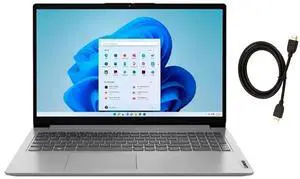 Lenovo IdeaPad 1i 15.6" Full HD Laptop|Intel Core i5-1335U|Intel Iris Xe Graphics|Webcam|Copilot|Grey| 24GB RAM | 1024GB SSD |Windows 11 Home |Bundle with HDMI Cable