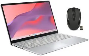 ASUS Chromebook 15.6" FHD Anti-Glare Display Laptop |Intel Processor N50|Integrated Graphics |Webcam|Pure Grey| 8GB RAM | 128GB SSD |Chrome OS |Bundle with Wireless Mouse ASUS Chromebook 15.6" FHD Anti-Glare Display Laptop |Intel Processor N50|Integrated Graphics |Webcam|Pure Grey| 8GB RAM | 128GB SSD |Chrome OS |Bundle with Wireless Mouse