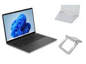 HP OmniBook 3 16" WUXGA Touchscreen Laptop|Intel Core Ultra 5 225U|Intel Graphics|Copilot|Silver| 8GB RAM DDR5 | 512GB SSD |Windows 11 Pro |Bundle with Laptop Stand HP OmniBook 3 16" WUXGA Touchscreen Laptop|Intel Core Ultra 5 225U|Intel Graphics|Copilot|Silver| 8GB RAM DDR5 | 512GB SSD |Windows 11 Pro |Bundle with Laptop Stand