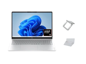 HP OmniBook 3 16" 1920 x 1200 Touchscreen Laptop |AMD Ryzen 5 40|AMD Radeon 610M|Webcam|Silver| 8GB RAM | 1024GB SSD |Windows 11 Pro |Bundle with Laptop Stand HP OmniBook 3 16" 1920 x 1200 Touchscreen Laptop |AMD Ryzen 5 40|AMD Radeon 610M|Webcam|Silver| 8GB RAM | 1024GB SSD |Windows 11 Pro |Bundle with Laptop Stand