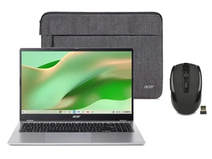 Acer Chromebook 15.6 Full HD (1920 x1080)touch Laptop|Intel Processor N50|Intel UHD Graphics|Sleeve|Silver| 8GB RAM | 128GB SSD |Chrome OS |Bundle with Wireless Mouse Acer Chromebook 15.6 Full HD (1920 x1080)touch Laptop|Intel Processor N50|Intel UHD Graphics|Sleeve|Silver| 8GB RAM | 128GB SSD |Chrome OS |Bundle with Wireless Mouse