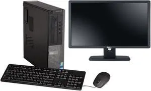 Dell OptiPlex 390 Desktop Intel Core i5-2400 3.10GHz 8GB RAM 500 GB HD DVD-RW Windows 10 64-Bit With HDMI Dell 22" LCD Monitor