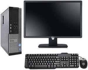 Dell OptiPlex SFF Desktop with Dell Widescreen 22"Monitor -Intel Core i3-3220 3.30GHz 8 GB RAM 128 GB SSD DVD-RW DVD-RW WiFi HDMI Windows 10 Professional 64-Bit