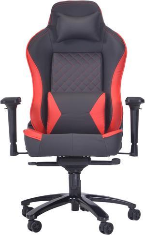 ViscoLogic MAZON ULTRA Series Sturdy Swivel Reclining Adjustable Computer Gaming Chair (Black & Red)