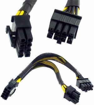 Athena Power EPS 12V 8 pin to Dual 8 pin Y Splitter PSU Power Cable YEP-S828