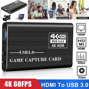 4K 1080p HD HDMI to USB 3.0 Video Capture Card Game Live Stream for PS4 Xbox one