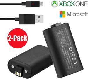 2Pack 1400mAh Battery For Microsoft XBOX ONE Controller Play  Charging Kits