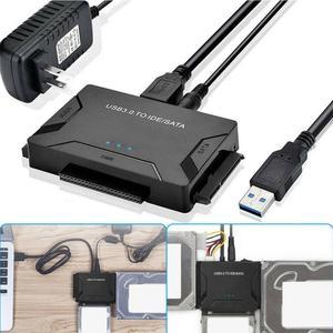 USB 3.0 to IDE & SATA Converter External Hard Drive Adapter Kit 2.5"/3.5" Cable