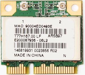 Atheros AR9287 AR5B97 Wireless BGN 300 Mbps 802.11 b/g/n Half PCI-E Wifi Card