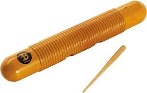 Meinl GU1AM Wood Guiro with Scraper Amber