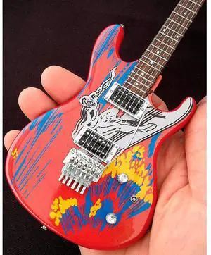 Axe Heaven Joe Satriani Silver Surfer Miniature Guitar Replica Collectible